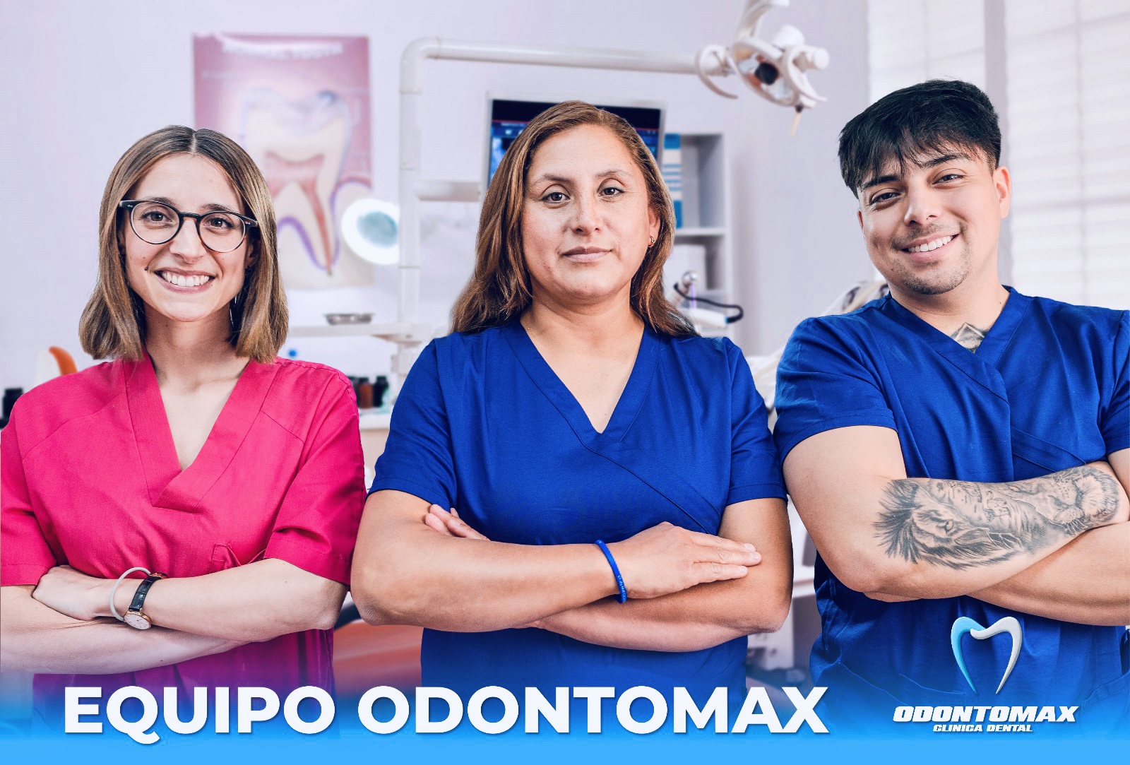 Equipo médico completo de Dental Málaga
